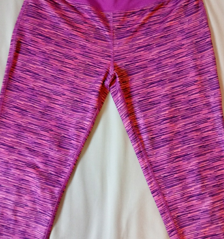 Purple athletic leggings